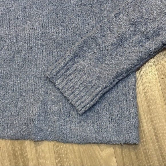 Abound BOUCLE CREW NECK PULLOVER SWEATER SZ M BLUE - Picture 3 of 8